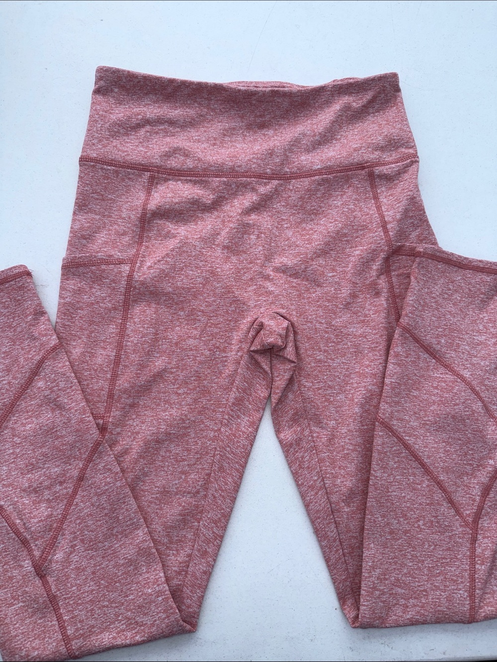 Zuda Heathered Peach Leggings